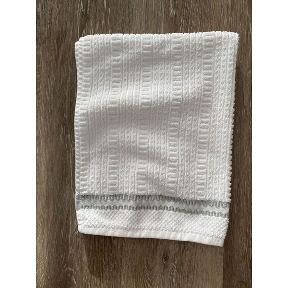 Filpinter Hand Towel White With Grey Accent - Picture 3 of 8